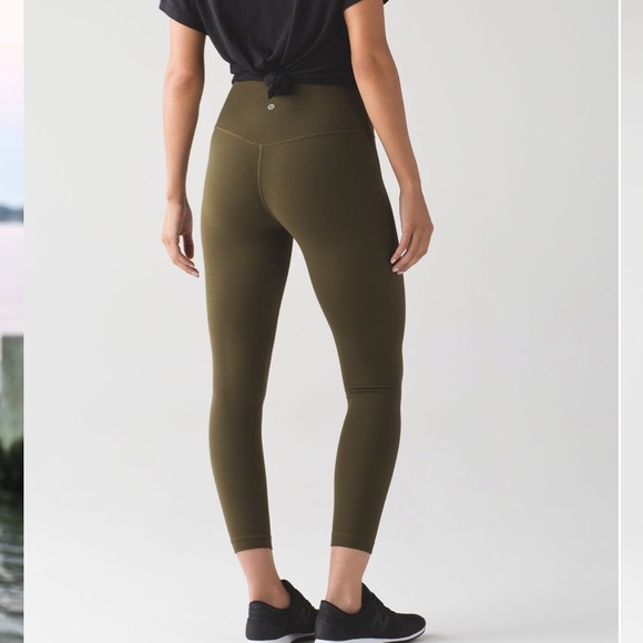 lululemon athletica Pants - Lulu🍋 Military Green Align 25” SUPER RARE 8